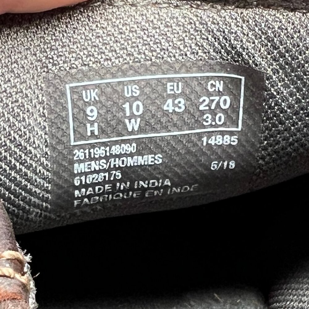Clarks Cotrell Loafers Men's Size 10W Brown Leather Comfort Classic Slip On Shoe - Picture 12 of 12